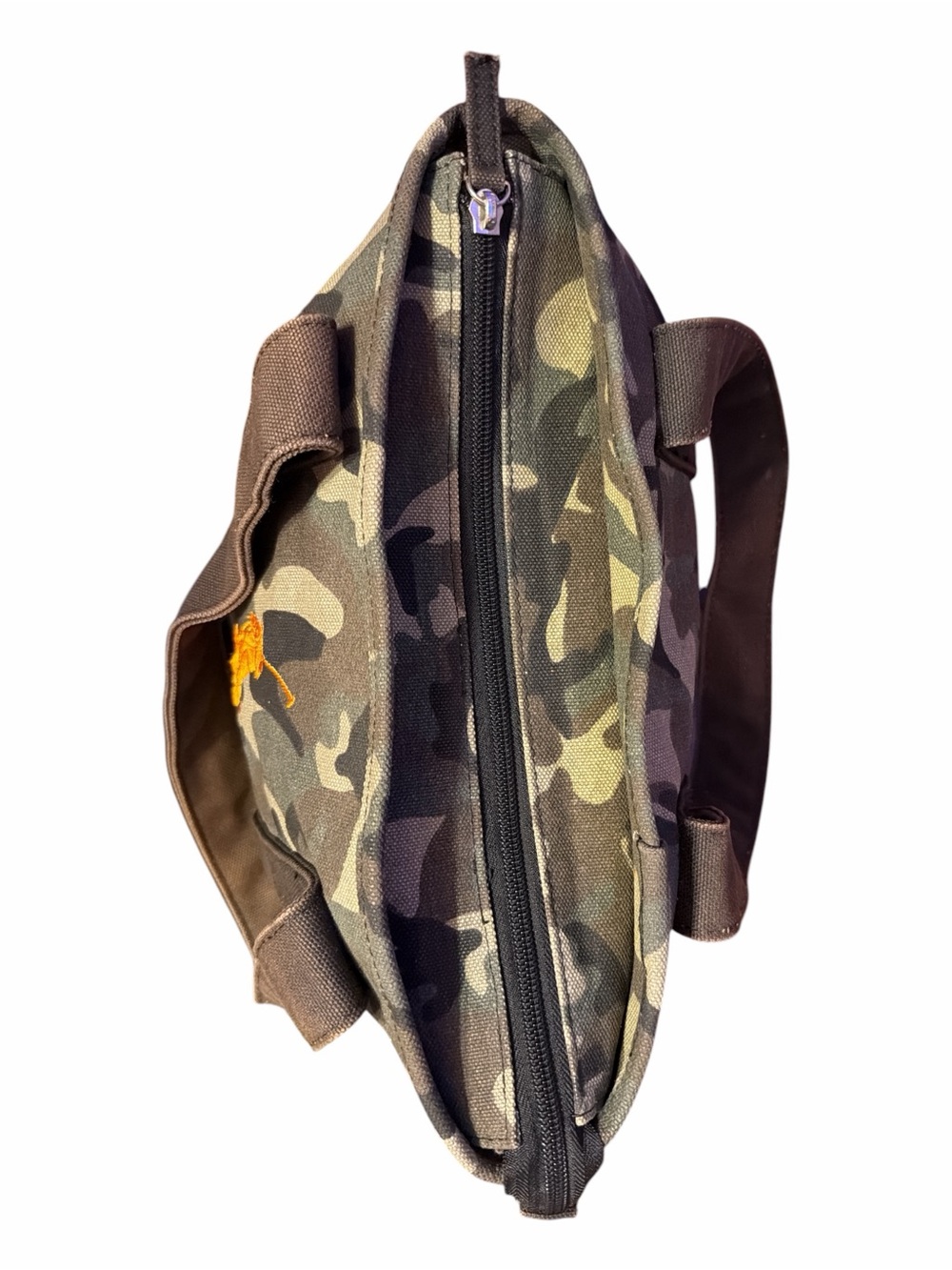Polo Ralph Lauren Camo Canvas Big Pony Zip Tote Bag - Picture 6 of 7